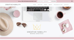 Desktop Screenshot of creativenobility.com